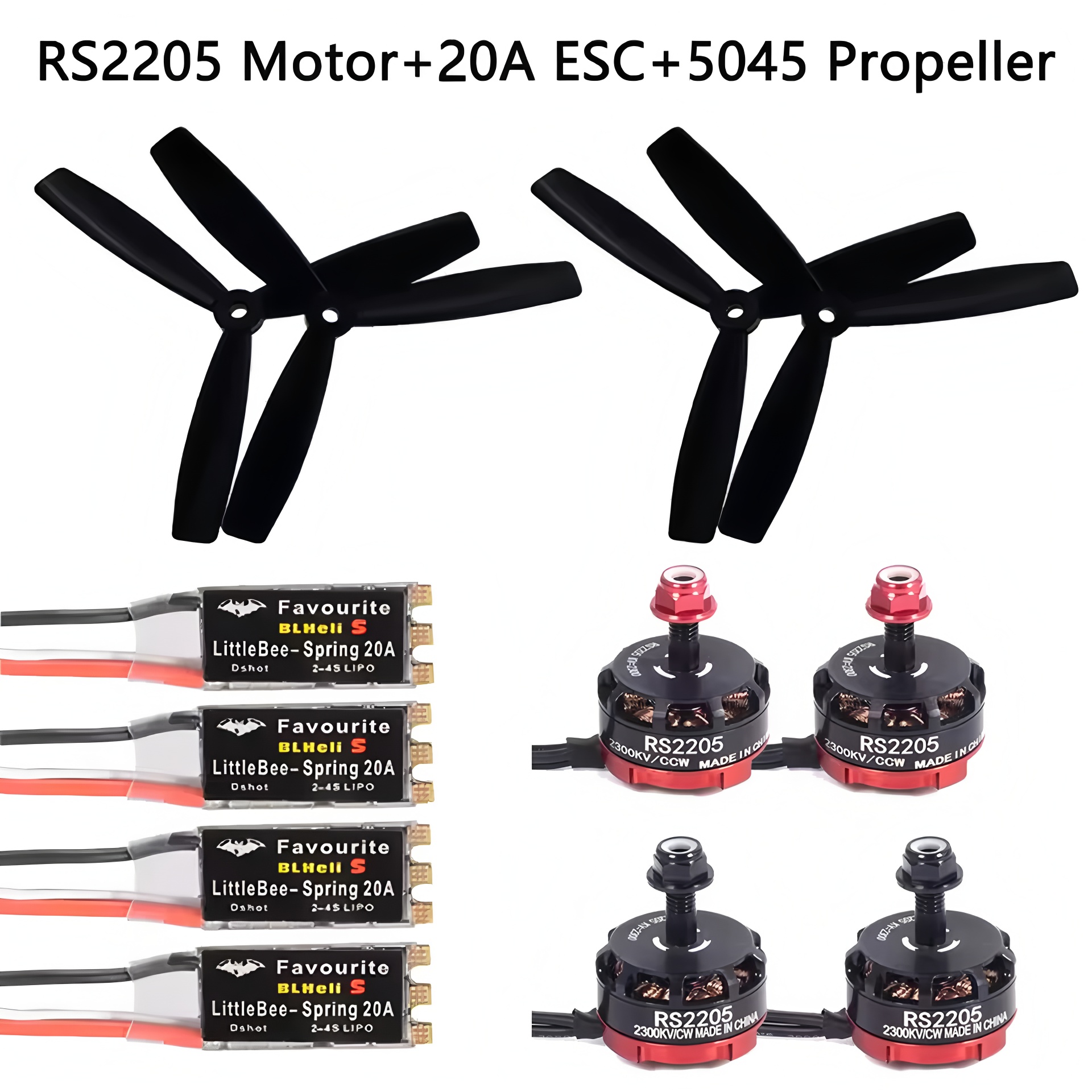 Drone Power Distribution Board - FPV RS2205 2300KV CW CCW Brushless