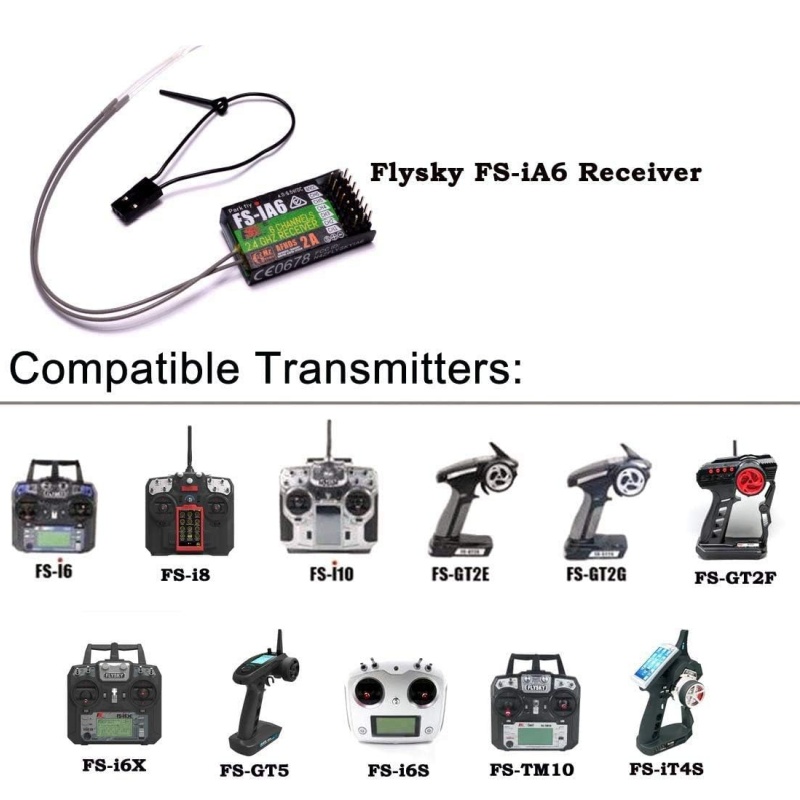 Flysky FS-IA6 Receiver 6CH Dua - Drone Battery 评论和价格