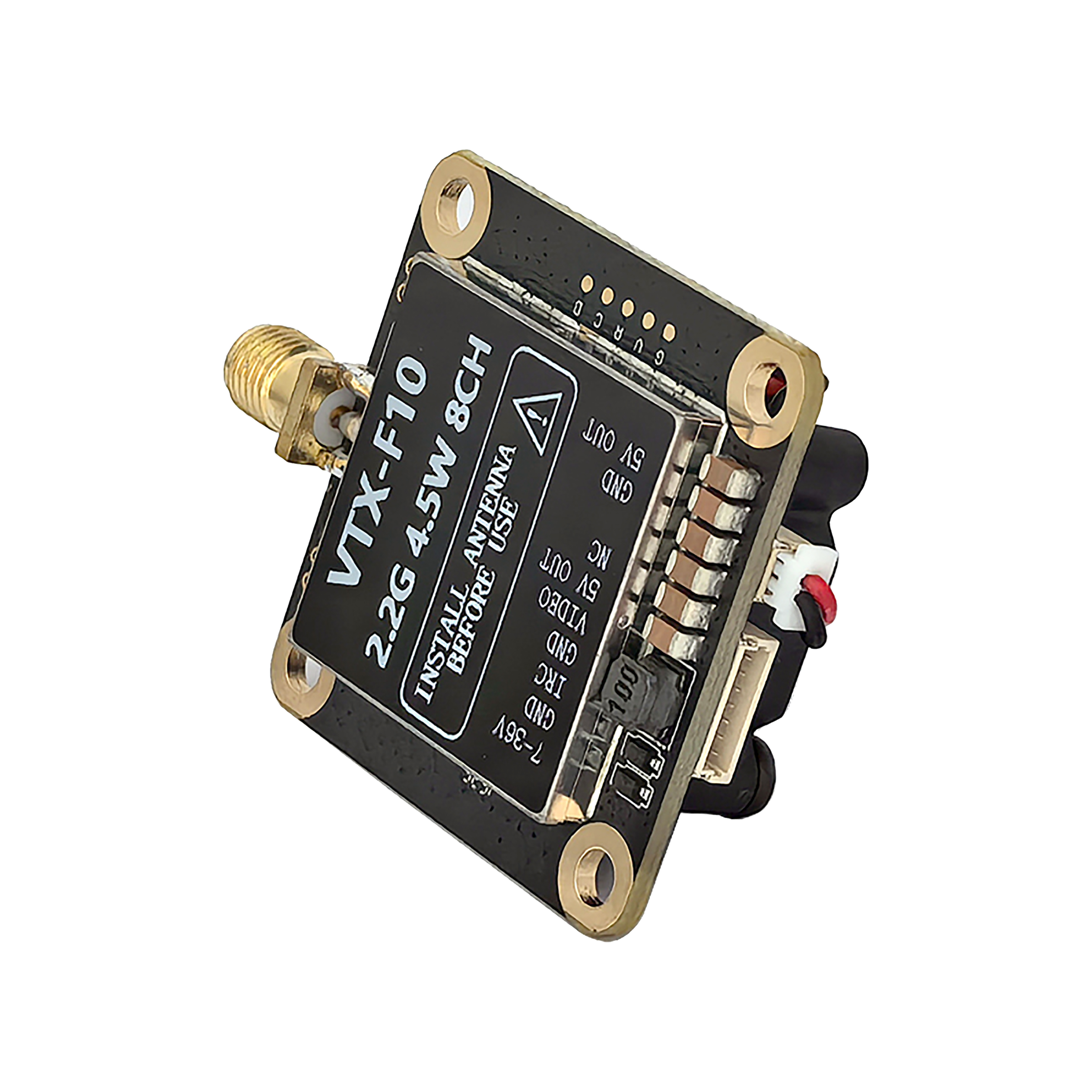 2.0-2.2G 4.5W VTX 8CH FPV Vide - Drone Transmitter 评论和价格