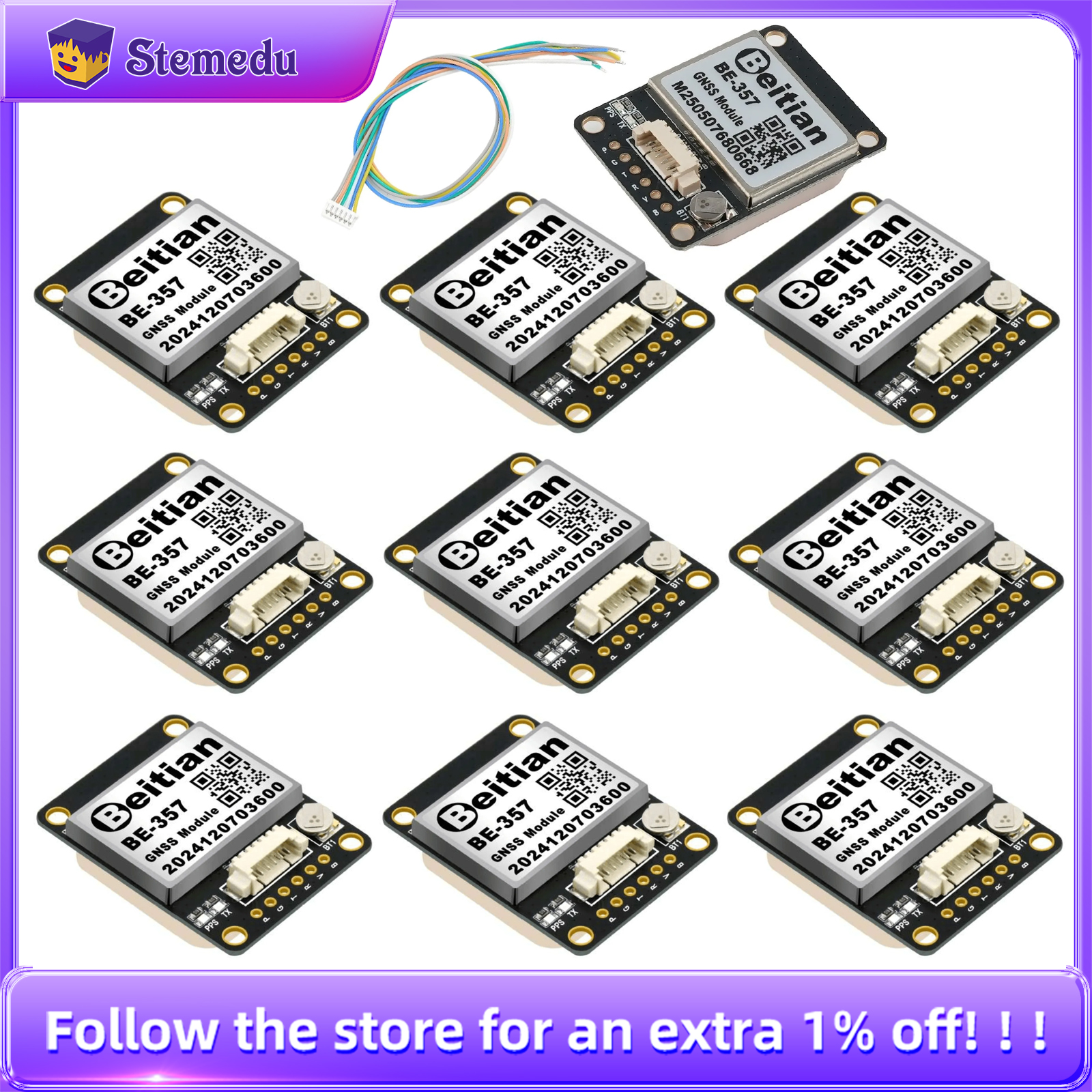 10PCS/LOT Beitian BE-357 BE357 - Drone Gps Module 评论和价格