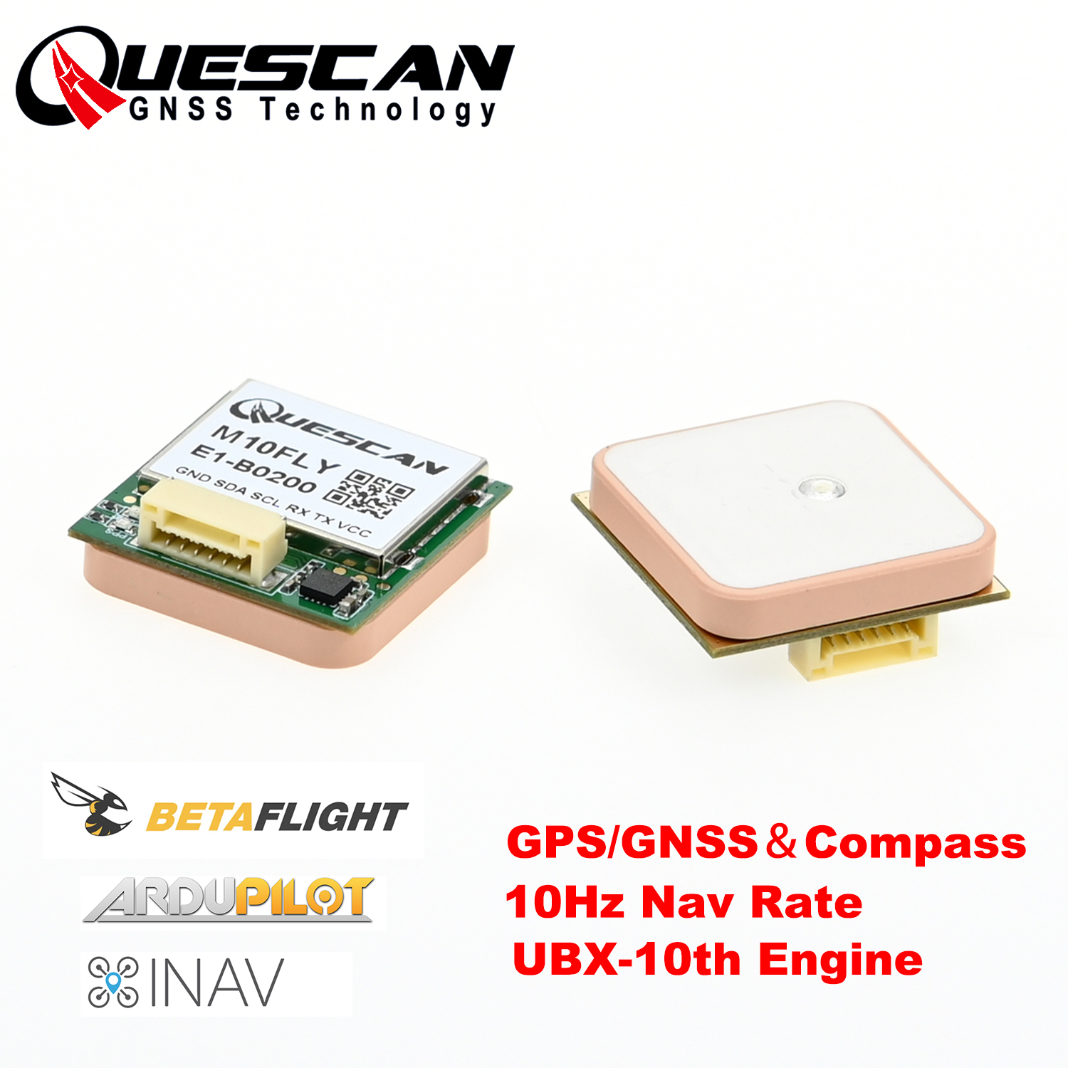 Quescan 25mm*25mm M10FLY 10Hz  - Drone Compass 评论和价格