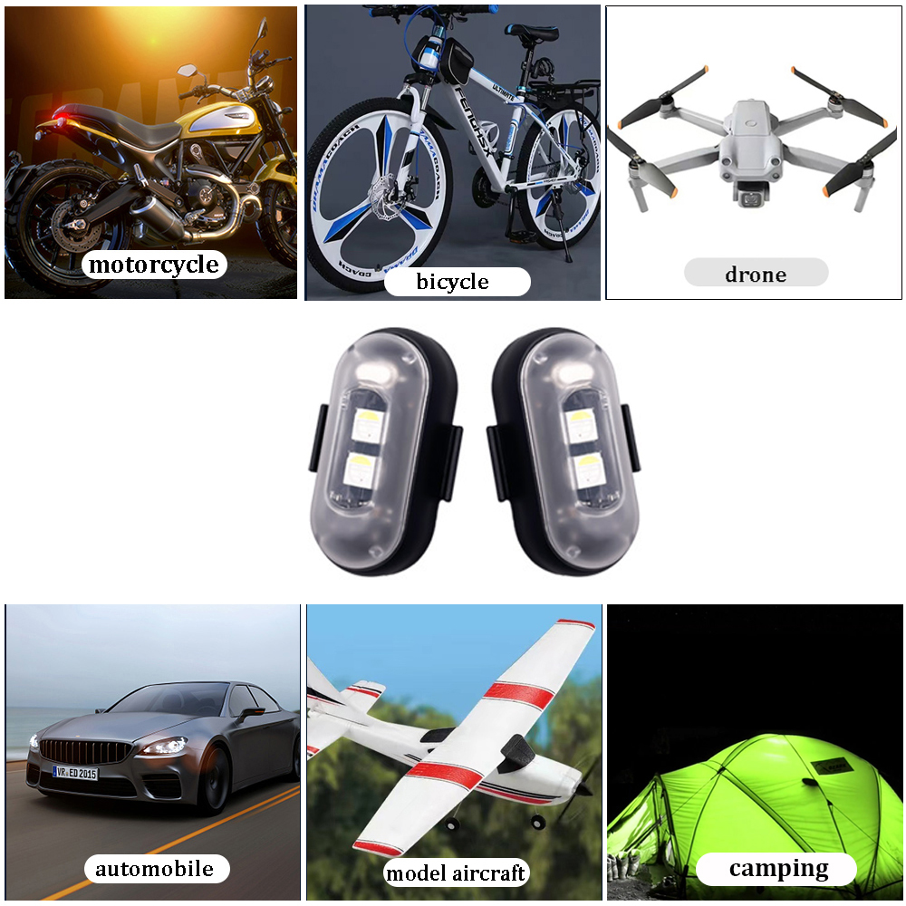 10x 4x 8Colors Wireless LED Dr - Drone Led Light 评论和价格