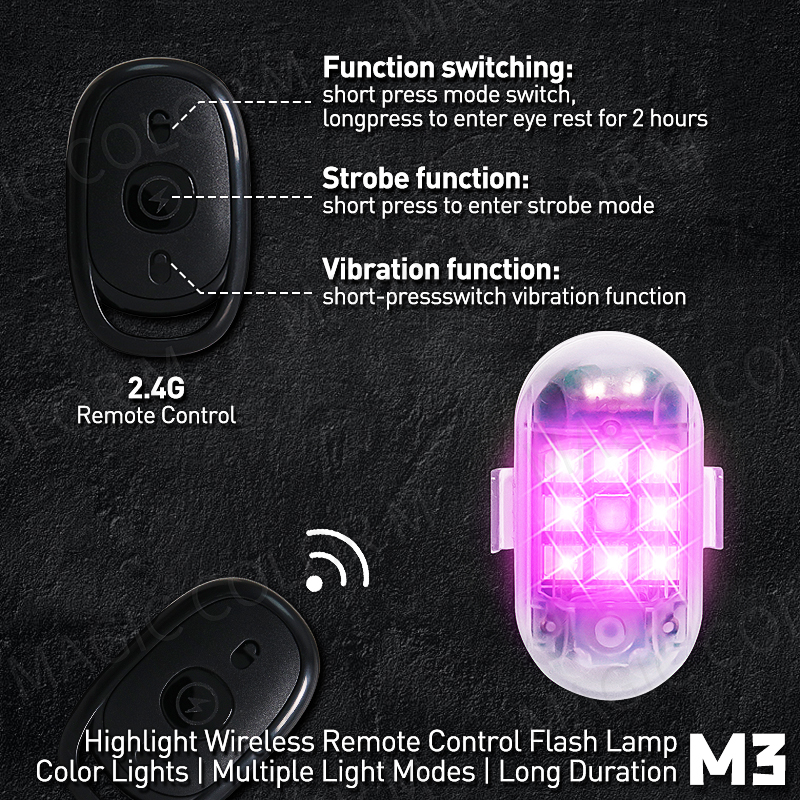 2PCS Wireless LED Strobe Light - Drone Led Light 评论和价格