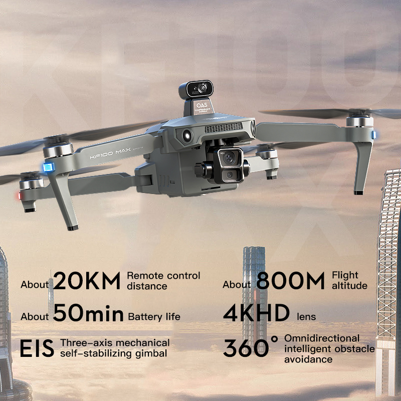 SJRC KF100 MAX 8K UHD Photo HD - Drone Gimbal 评论和价格