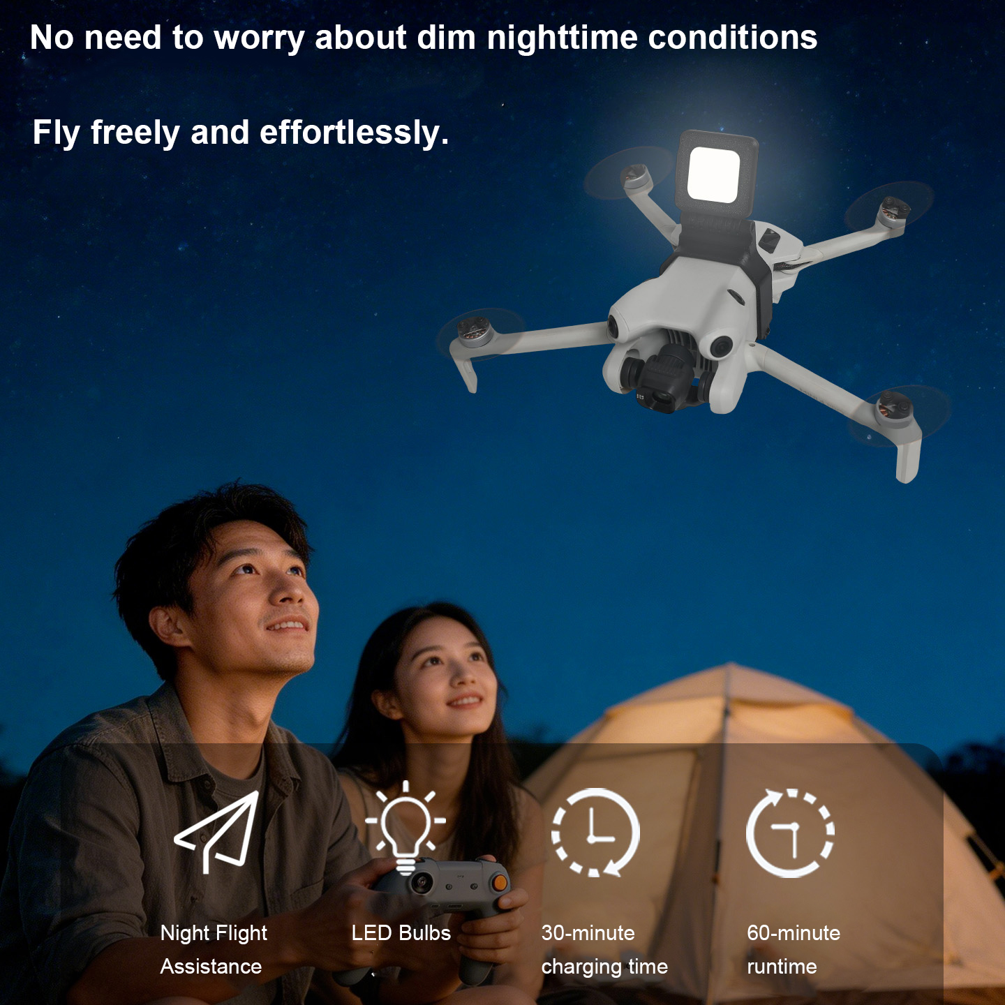 Night Navigation Light for DJI - Drone Led Light 评论和价格