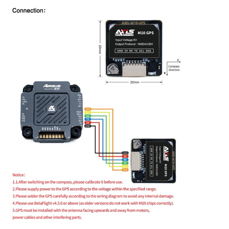 Axisflying M10 GPS Module Buil - Drone Compass 评论和价格